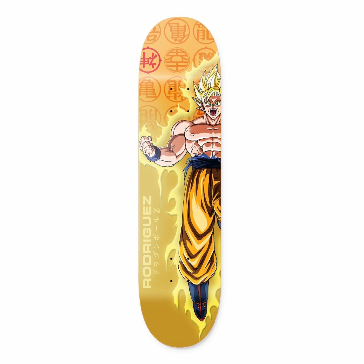 Primitive X Dragon Ball Z Paul Rodriguez Goku Power Up Skateboard Deck