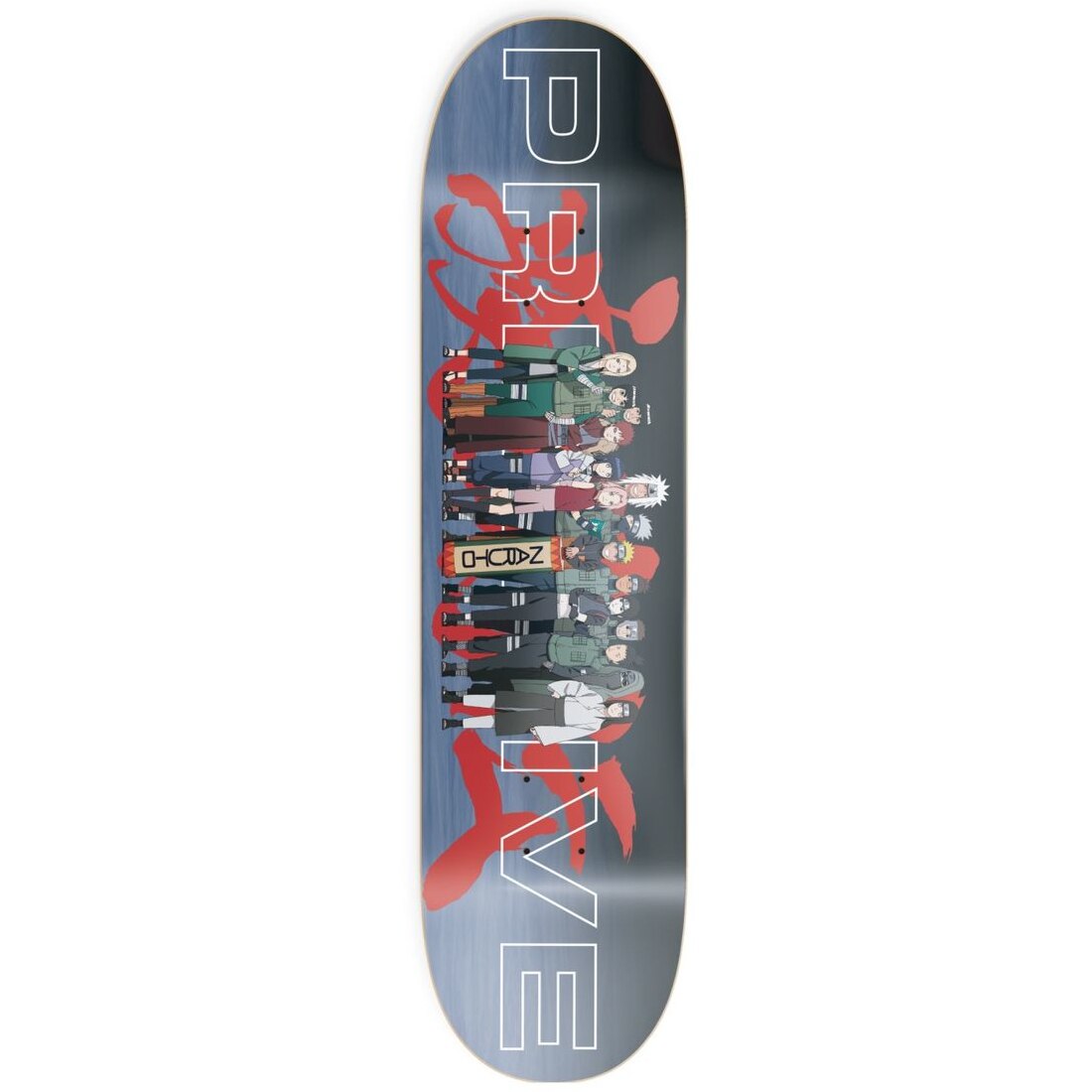 Primitive x Naruto Leaf Village Skateboard Deck