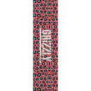 Pink Leopard Stamp Grizzly Skateboard Griptape