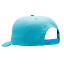 Blue Embroidered Maxallure Skateboards Logo Snapback Hat Back