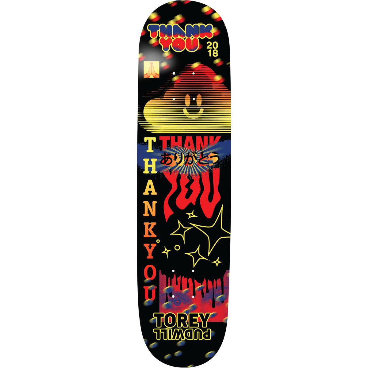 Torey Pudwill Fly Thank You Skateboard Deck