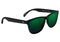 Matte Black Deric Polarized Glassy Sunglasses