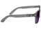 Matte Transparent Dark Grey Leonard Polarized Glassy Sunglasses Side