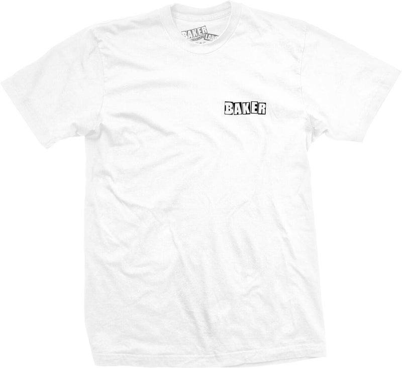 White Uno Baker Skateboards T-Shirt