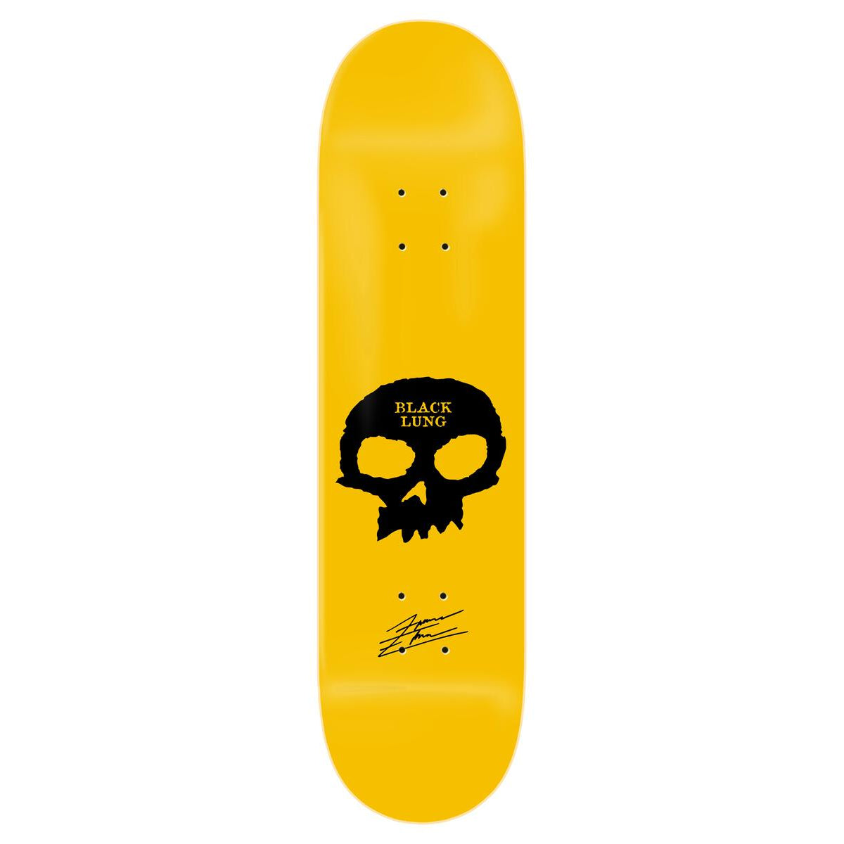 Forrest Edwards Black Lung Signature Skulls Zero Skateboard Deck