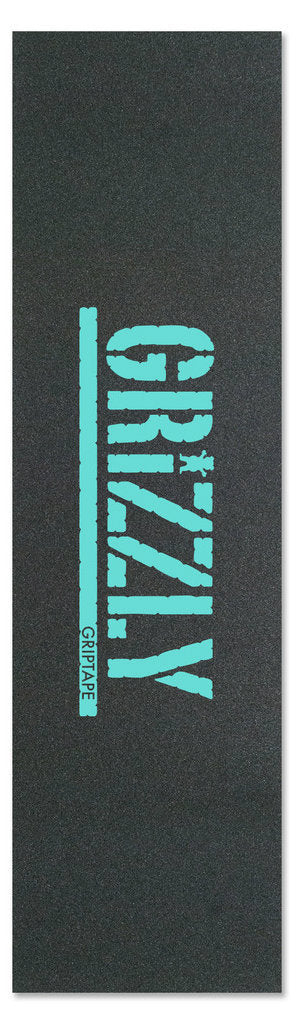 Grizzly Stamp Skateboard Griptape - Blue