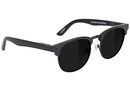 Matte Blackout Polarized Morrison Glassy Sunglasses