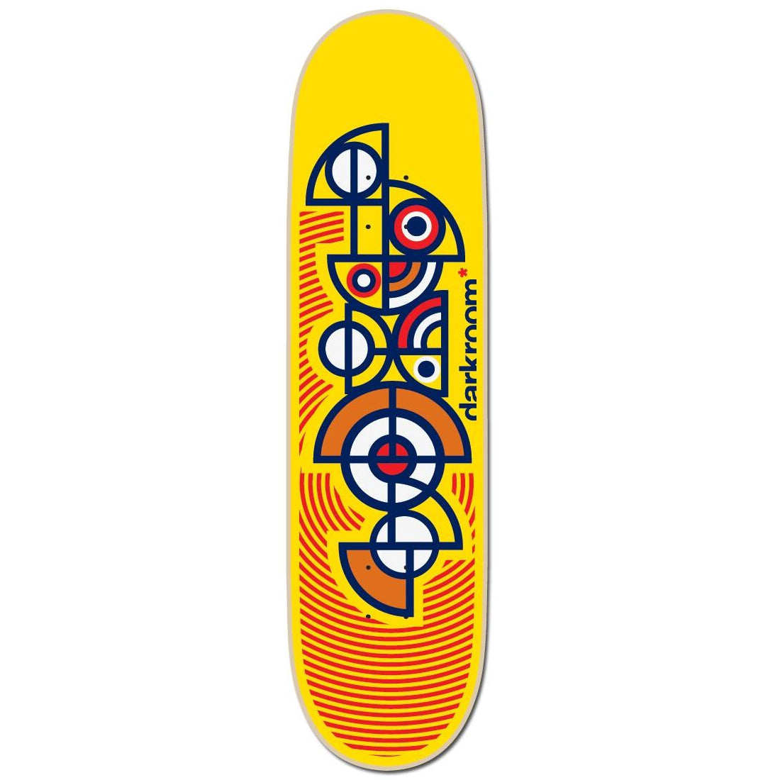 8.25" Gigahertz Yellow Darkroom Skateboard Deck