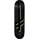 Black/Gold Gang Logo Deathwish Skateboard Deck