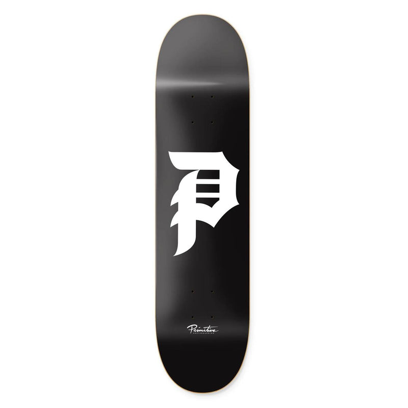 Core Black Dirty P Primitive Logo Deck