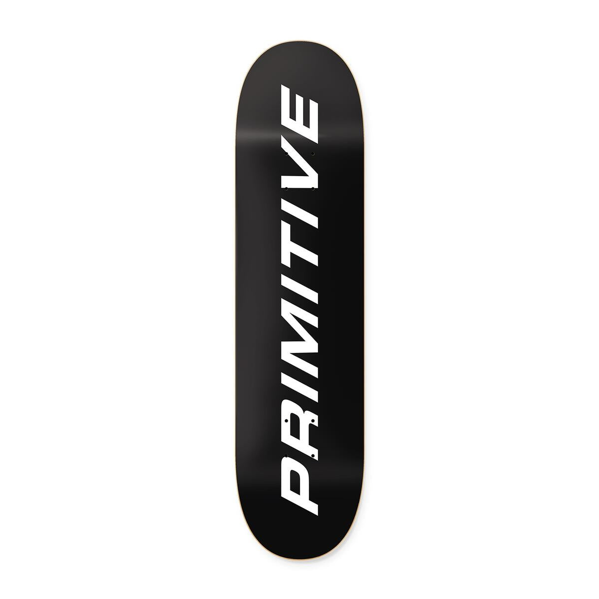Black Euro Slant Primitive Logo Skateboard Deck