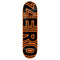 Fluorescent Orange Bold Logo Zero Skateboard Deck