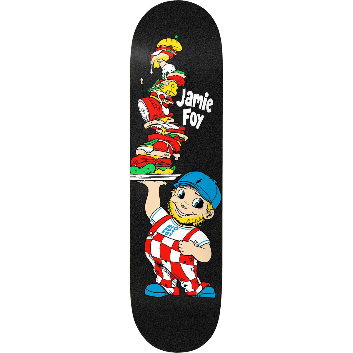 Big Boy Foy Jamie Foy Black Deathwish Skateboard Deck