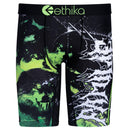 Green/Black Toxic Metal Ethika Staple Boxers