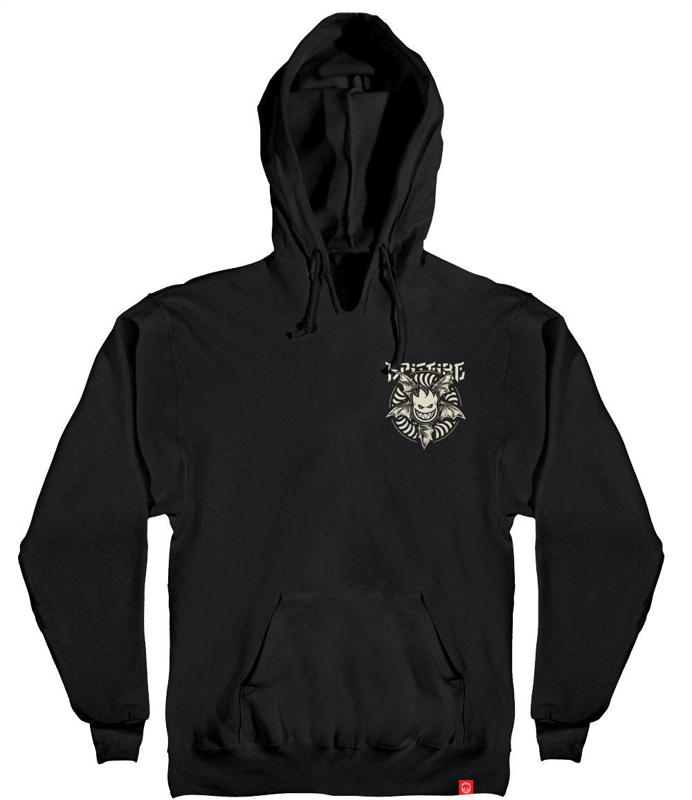 Spitfire Nocturnus Pullover Hoodie - Black/White