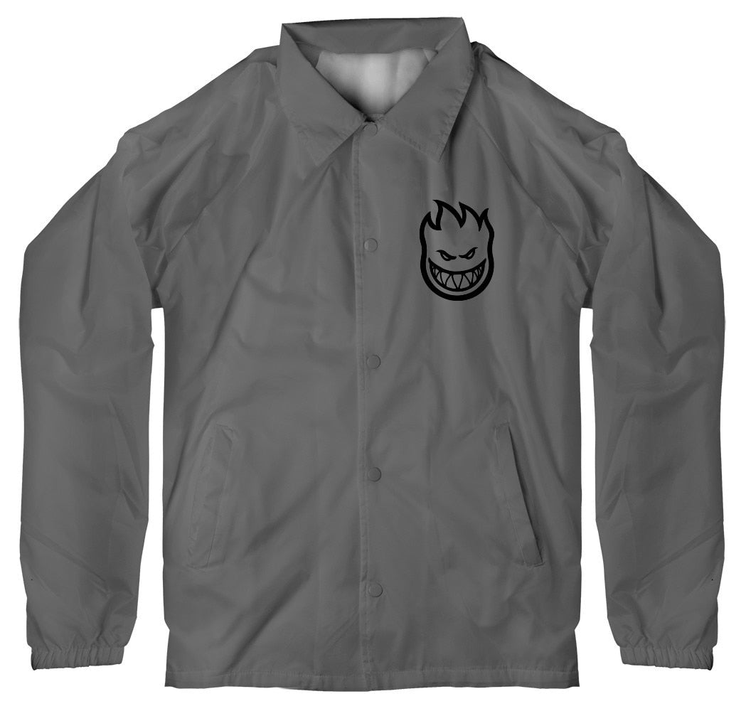 Spitfire Burn Division Coaches Jacket - Grey/Black