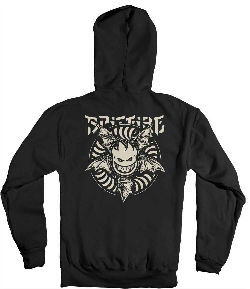 Spitfire Nocturnus Pullover Hoodie - Black/White