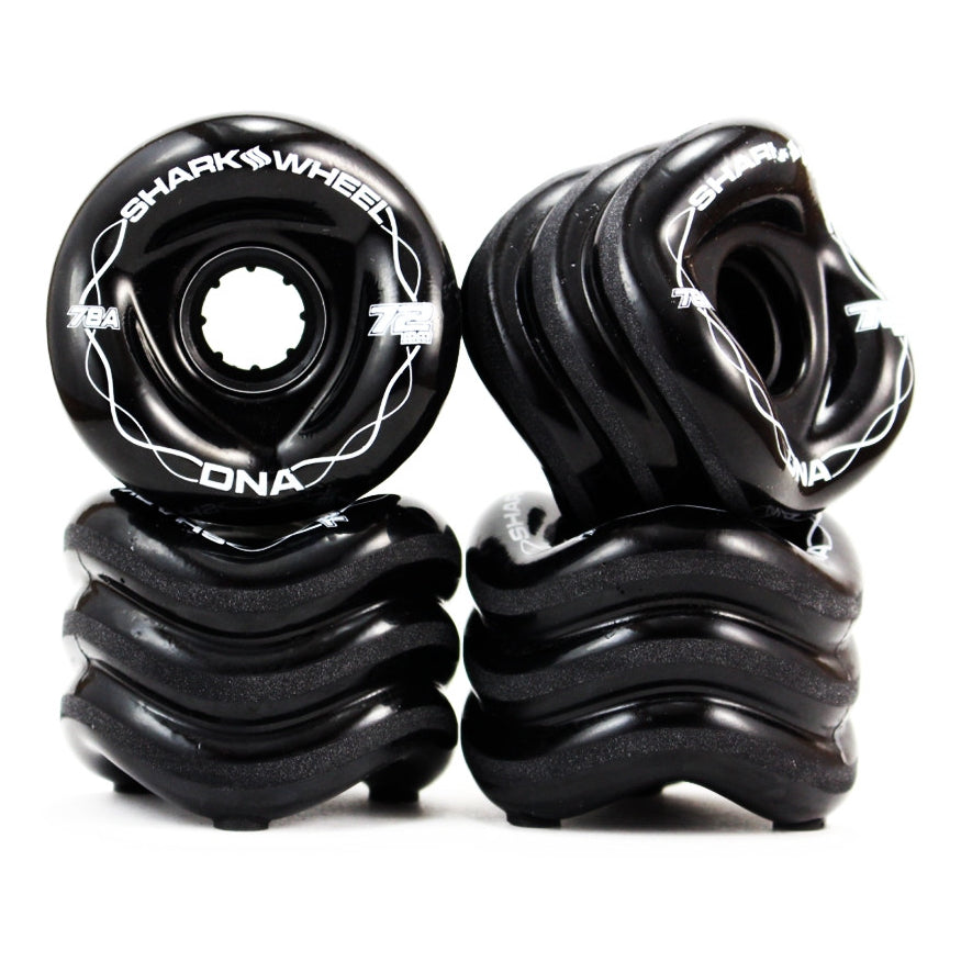 Shark Wheel 78a DNA Formula Longboard Wheels - Black