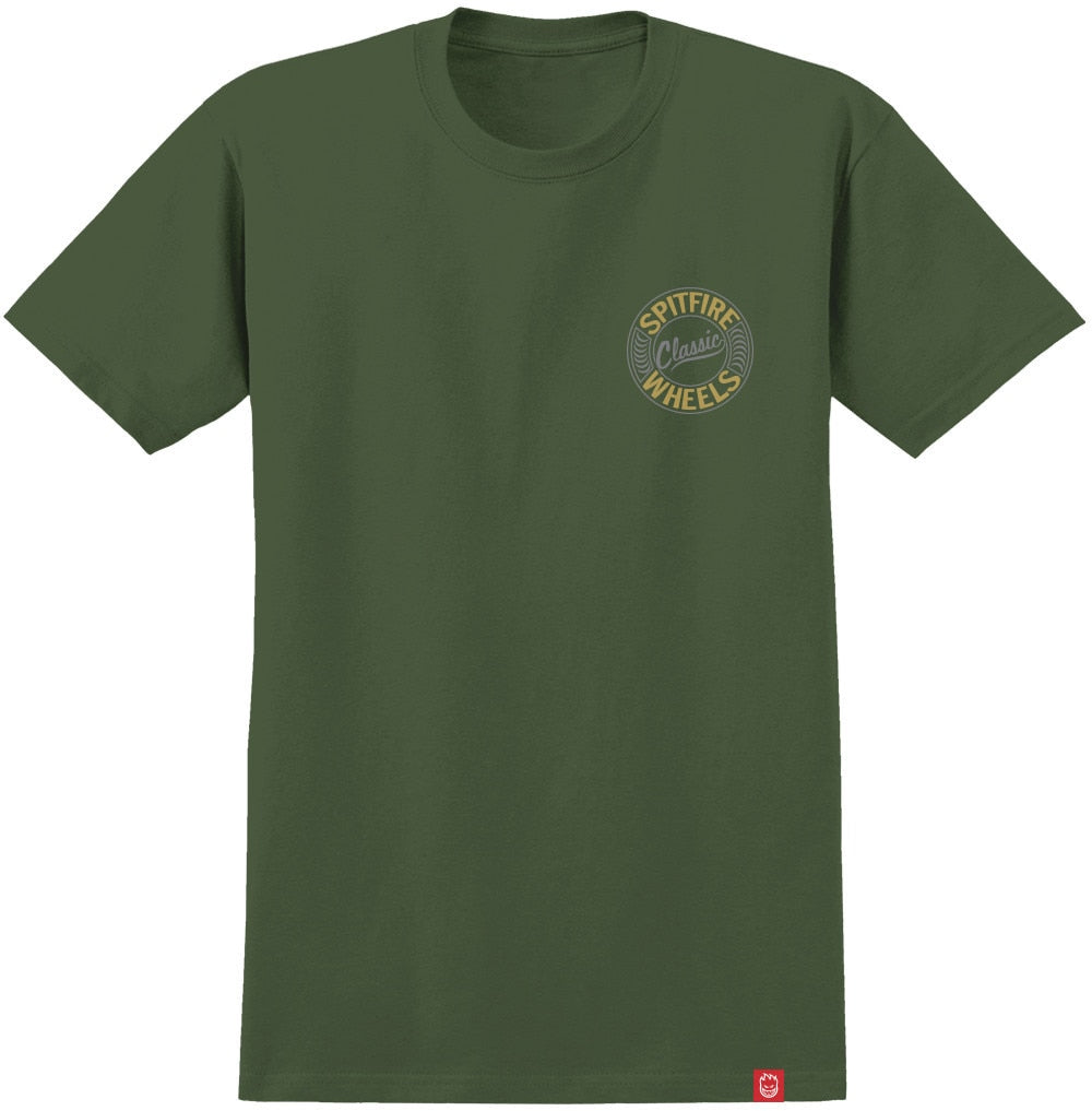 Spitfire Flying Classic Pocket Tee - Green