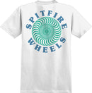 Spitfire OG Classic Tee - White/Turquoise