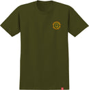 Military Green Torched Script Spitfire T-Shirt