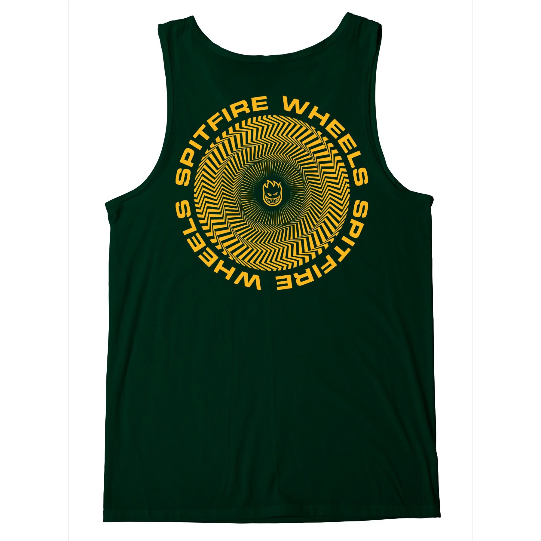 Forest Green Classic Vortex Spitfire Tank Top Back