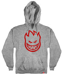 Spitfire Youth Boys Bighead Hoodie - Heather Grey/Red