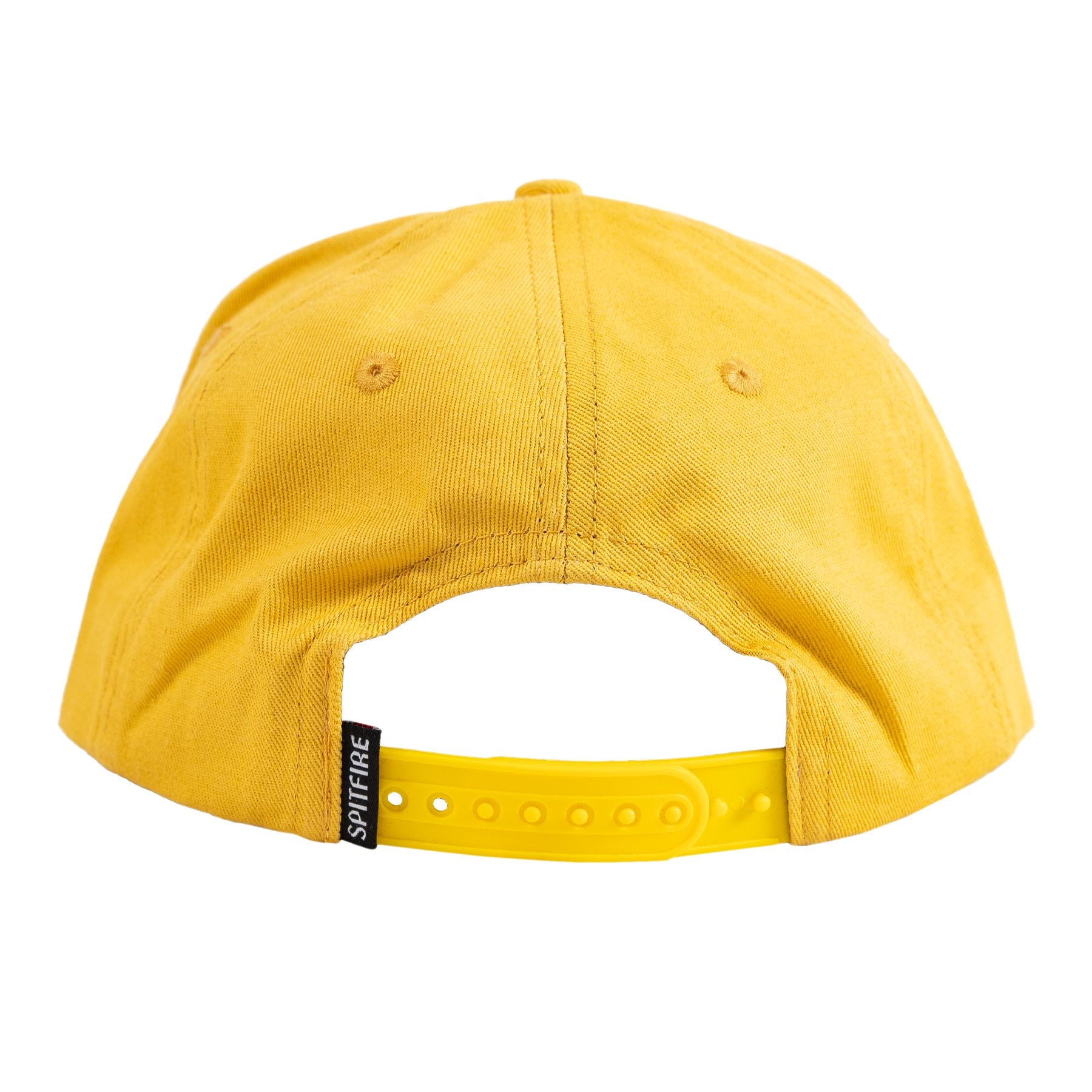 Gold/Black Bighead Spitfire Snapback Hat Back