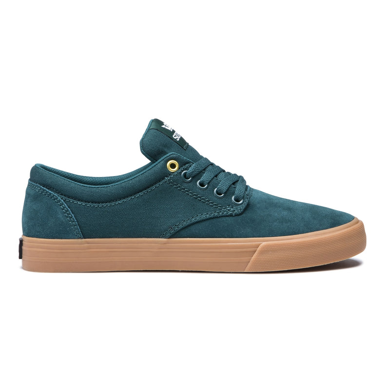 Supra Chino Skate Shoe - Evergreen/Gum