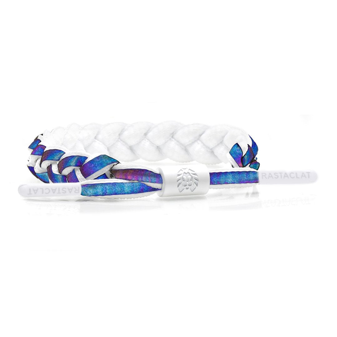 3M White Reflective Aurora Rastaclat Bracelet