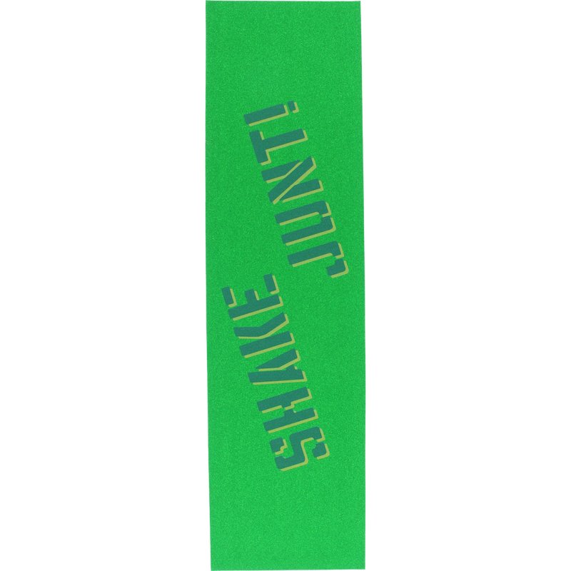 Shake Junt Green/Green/Gold Stencil Skateboard Grip Tape