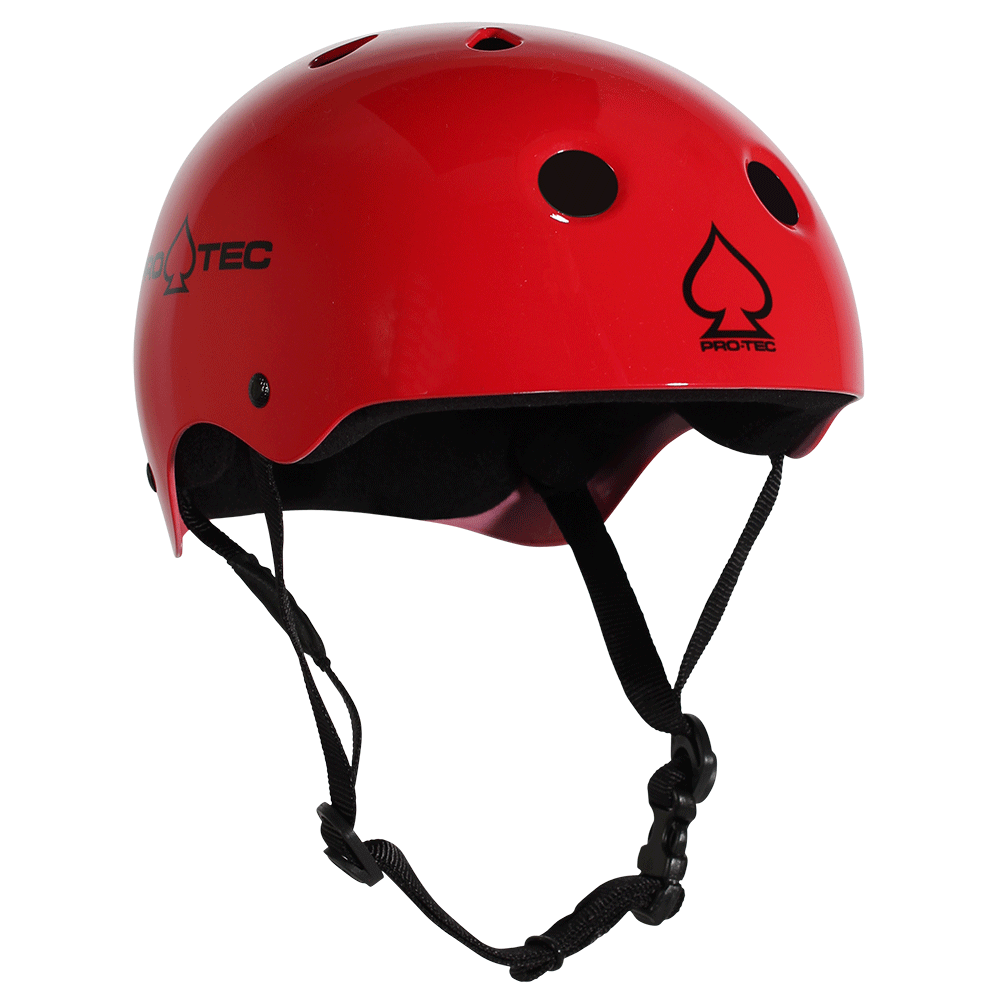 Pro-Tec Classic Skate Helmet- Gloss Red