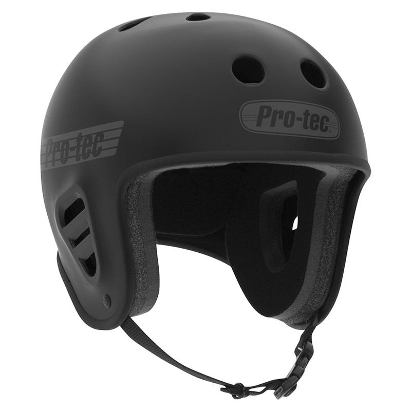 Matte Black Full Cut Pro-Tec Skate Helmet