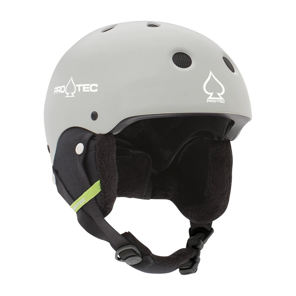 Matte Light Gray Certified Classic ProTec Snowboard Helmet