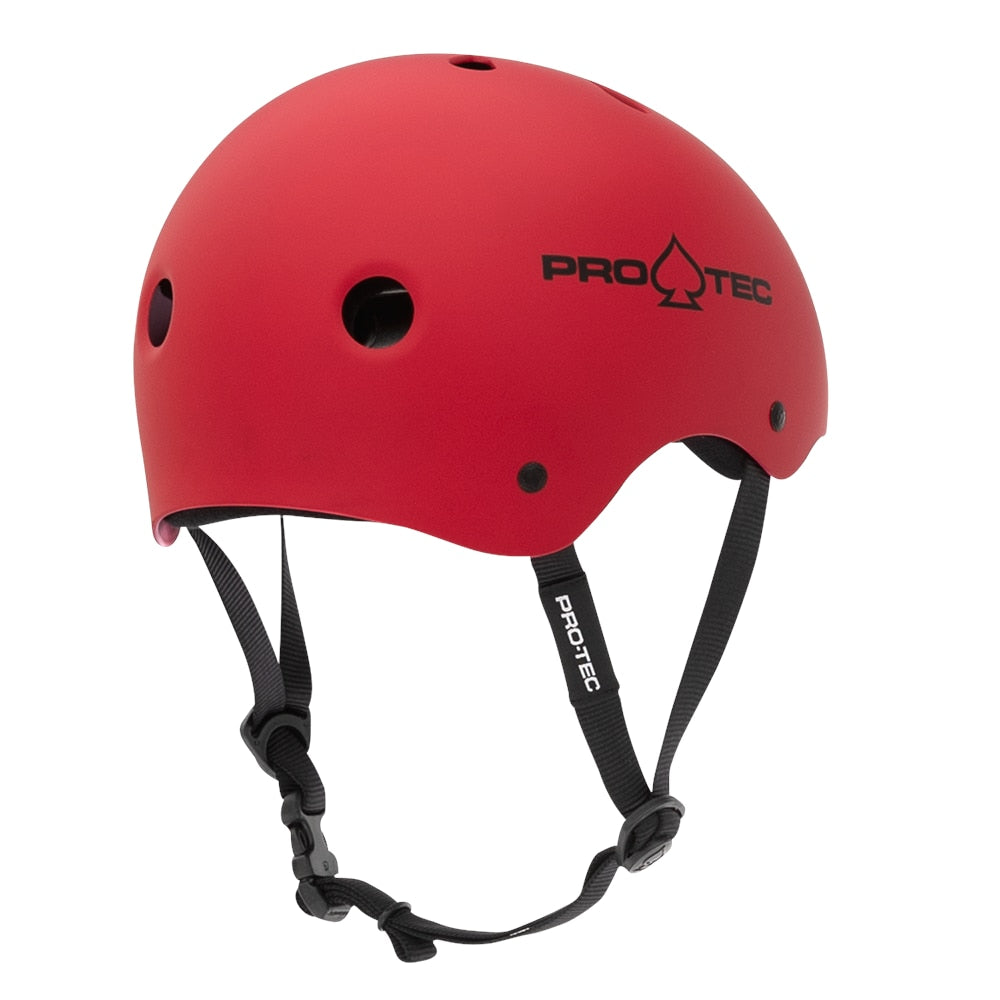 Pro-Tec Classic Skate Helmet- Matte Red