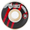 Force Strike Red/Black/White Skateboard Wheels