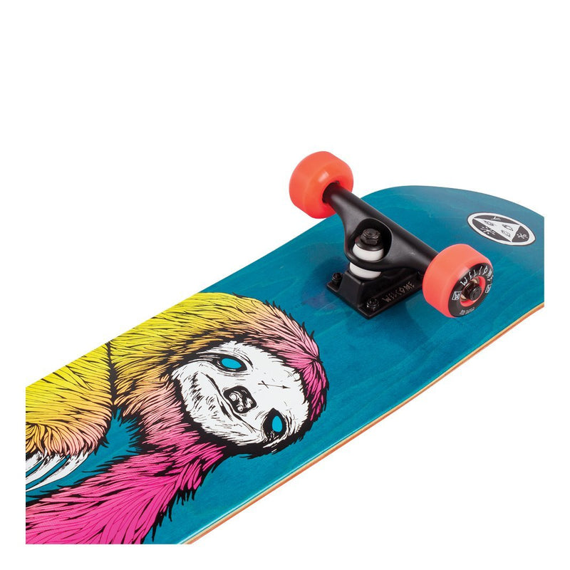 Welcome Sloth on Bunyip Complete Skateboard - Surf Fade
