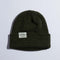 Olive Black Marl The Uniform Low Coal Beanie