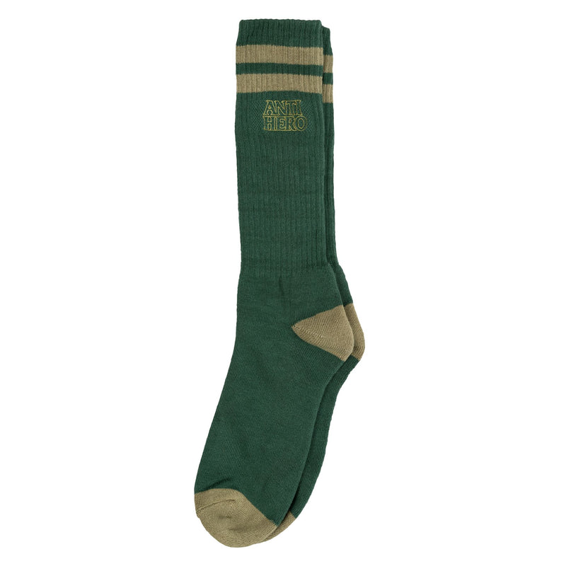 Forest Green Black Hero Antihero Socks