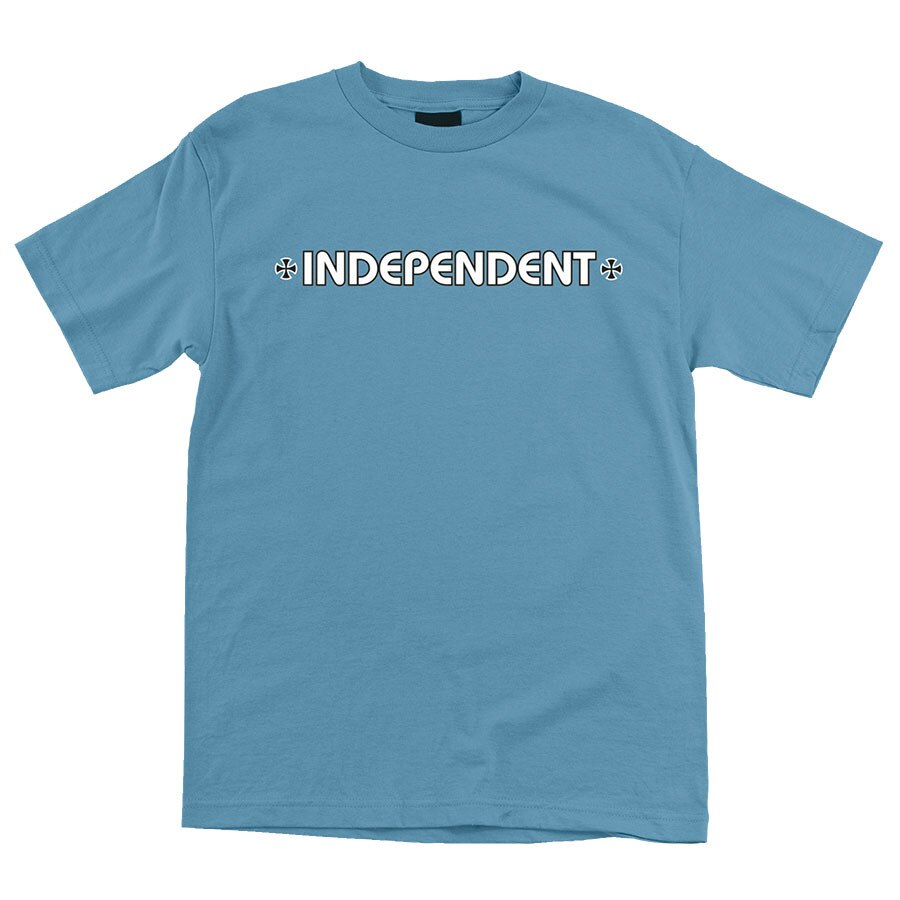 Independent Bar/Cross Regular Tee - Carolina Blue