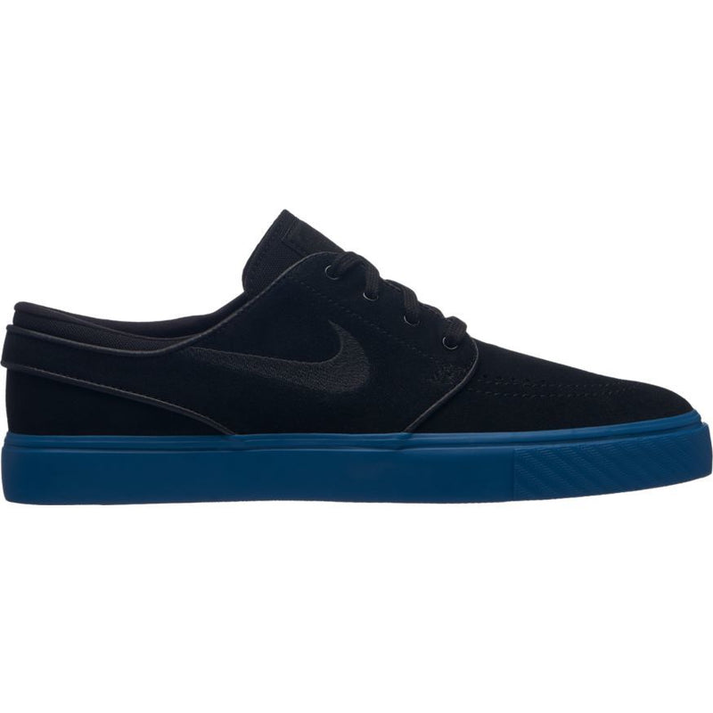 Nike SB Zoom Janoski Skate Shoes - Black/Black - Blue Force