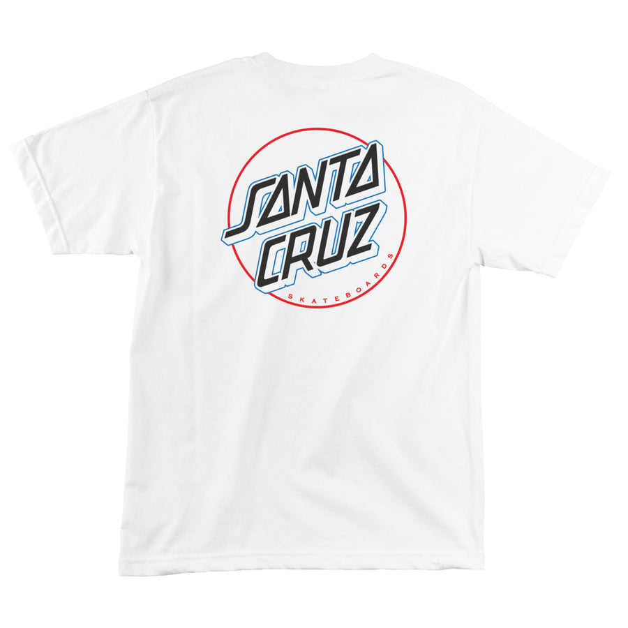 White Void Dot Santa Cruz T-Shirt Back