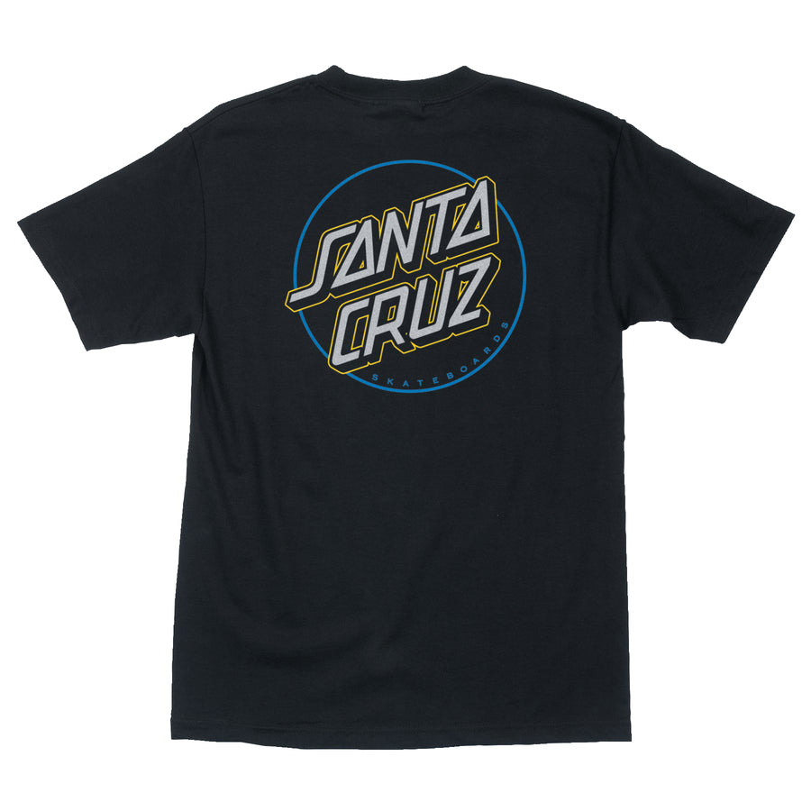 Black Void Dot Santa Cruz T-Shirt Back
