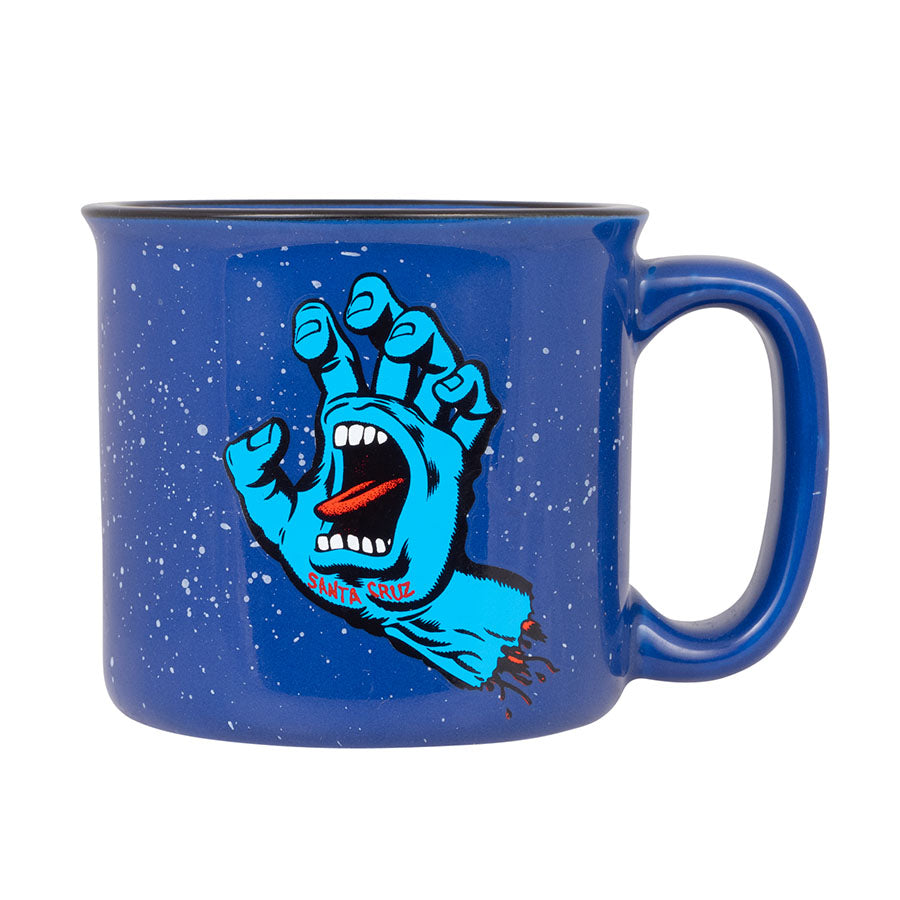 Screaming Hand Speckle Blue Santa Cruz Mug