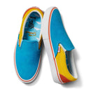 Blue and Yellow The Simpsons Vans Slip On Pro Skateboard Shoes