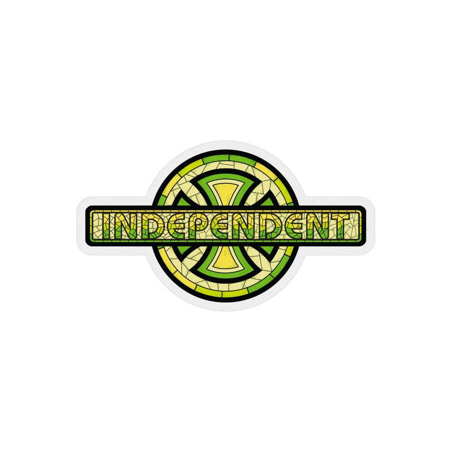 Stained Glass Independent Truck Co Skateboard Sticker