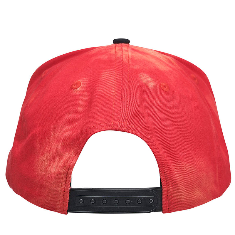 Red Classic Dot Santa Cruz Snapback Hat Back