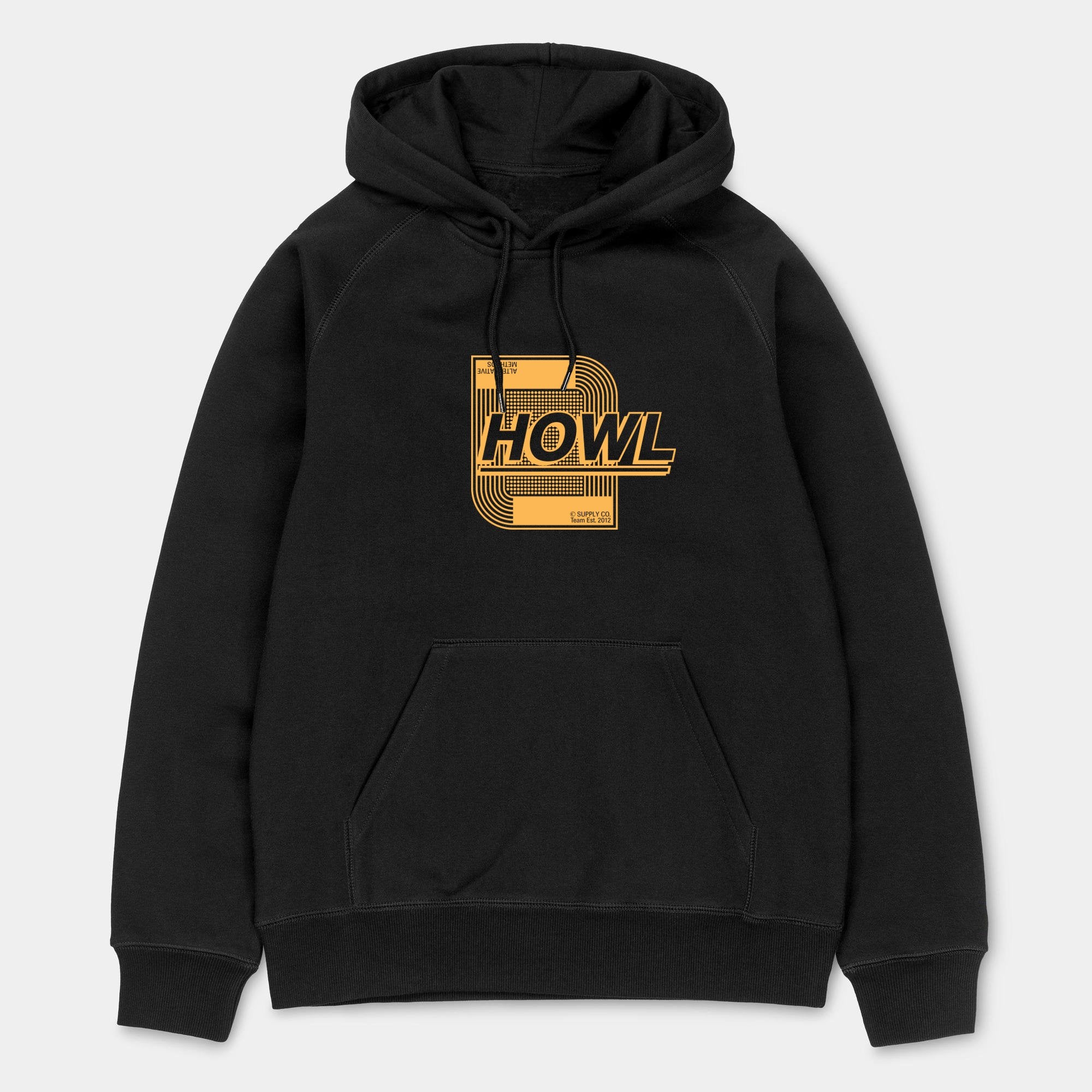 Black 3D Pullover Howl Supply Co Hoodie