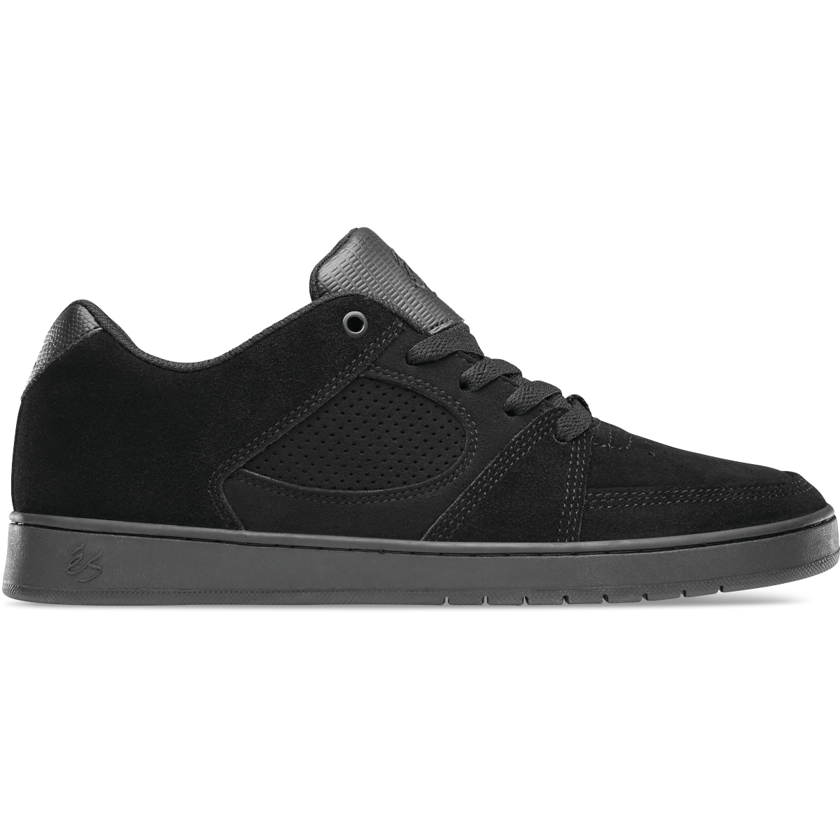 Black/Black eS Accel Slim Skateboarding Shoe