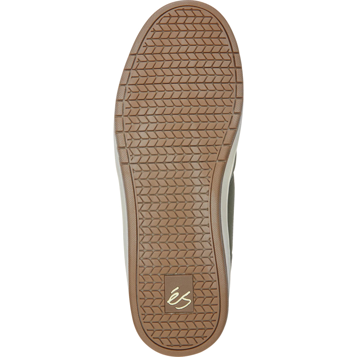 Olive/Tan Accel Slim eS Skateboarding Shoe Bottom